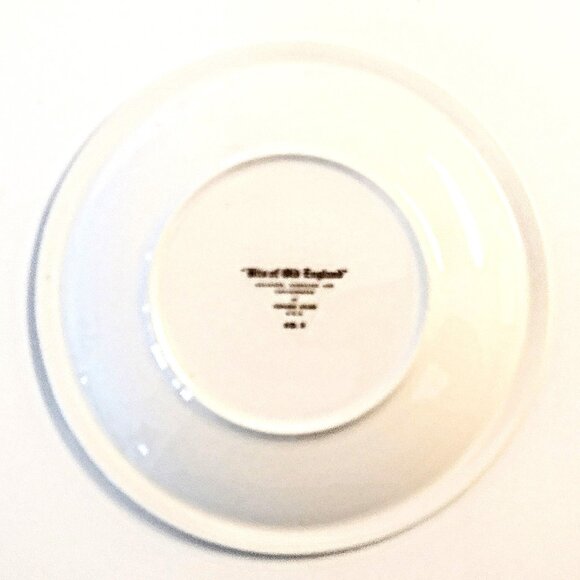 VTG "Bits of Old England" Luncheon Plates 4-Pc Set ~ Vernon Kilns ~ Nos. 1,2,4,8 - Picture 9 of 14